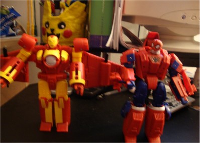 Spider-Man and Iron Man